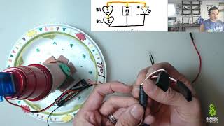 2: Spinning Robot Tree DC Motor Easy Tinker Project: How To Add An LED