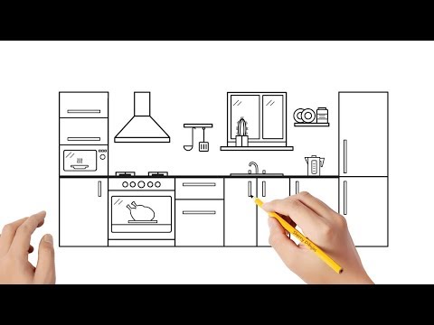 Video: Cómo Dibujar Cocinas