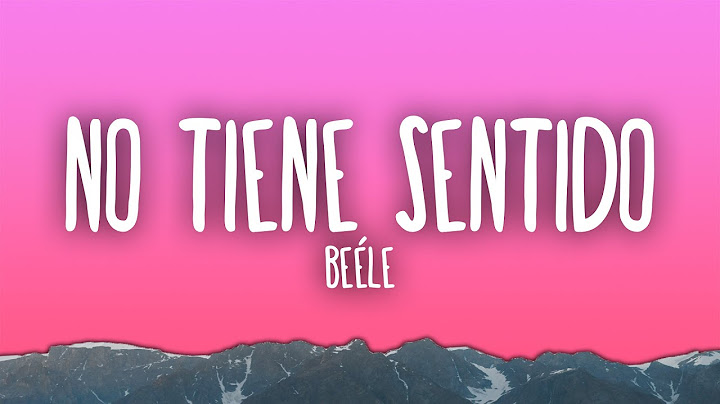 Beéle – no tiene sentido