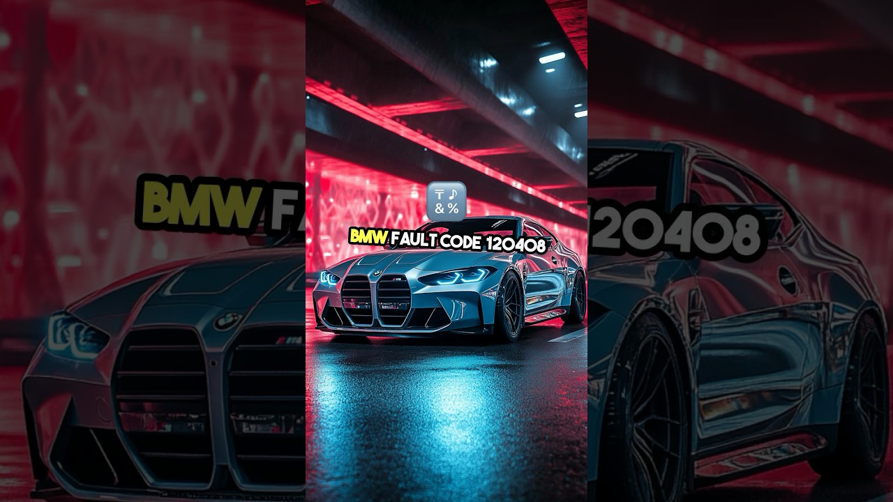 Understanding and fixing BMW fault code 120408 #bmw #automobile