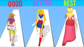 makeover run 😀 all levels gameplay Android Vs iOS #thebiswajit  ( session 1)