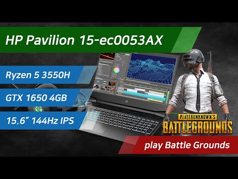 HP 게이밍 노트북 Pavilion 15-ec0053AX : Player Unknown Battle Ground [Ryzen 5 + GTX 1650]