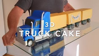 3D Roadtrain cake