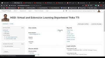 How learners/trainers   change Email address in the learning Management System LMS)