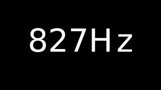 Speaker Sound Test 827Hz