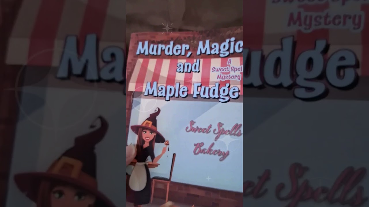Murder, Magic, and Maple Fudge. #cozymystery