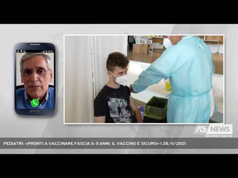 PEDIATRI: «PRONTI A VACCINARE FASCIA 5-11 ANNI, IL VACCINO E' SICURO» | 26/11/2021