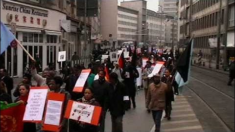 Eritrean Publice Demonstration In Frankfurt