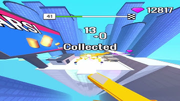 Roof Rails Level 41 - gameplay (ios android) walkthrough all levels