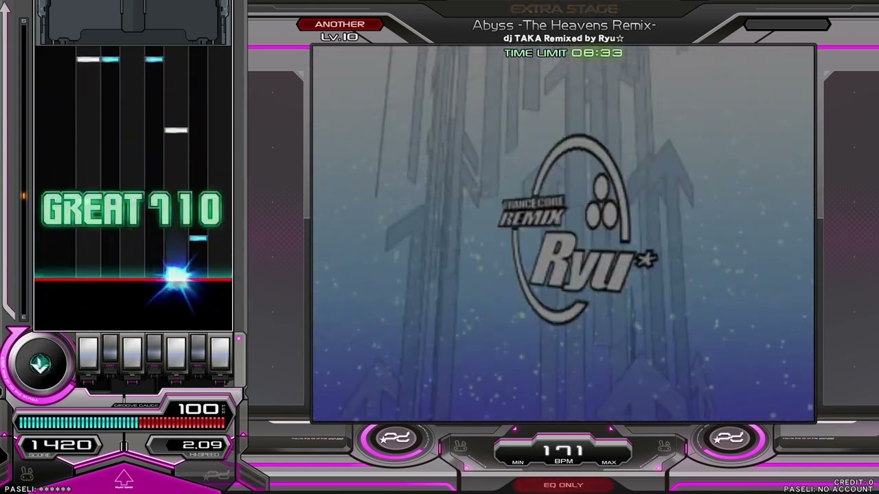 激レア。BACK ROOM remix ep beatmania IIDX】Abyss -The Heavens Remix- SP ANOTHER - YouTube