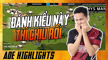 SIÊU HIGHLIGHTS đỡ nhà DẺO DAI của Chim Sẻ Đi Nắng (CHUNG KẾT LEAGUE 1) | AoE Highlights #aoe