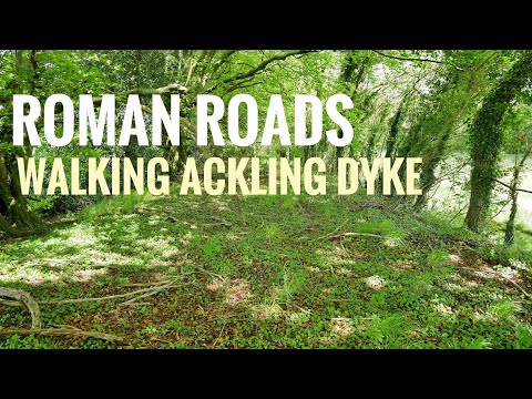 Walking Ackling Dyke roman road