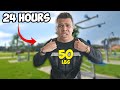 I Wore A 50LB Weighted Vest For 24 Hours (WEIGHT LOSS HACK)