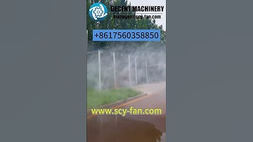 How do fog cannons handle dust suppression in expansive areas? #dustsuppression #fogcannon