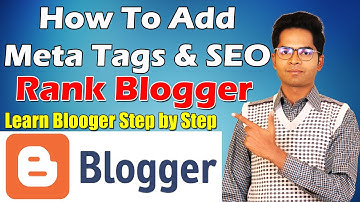 Seo | How To Rank Blog On Google In Hindi | Add Meta Tags In Blogger 2020