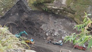 TAMBANG PASIR MERAPI KALI GENDOL KONDISI TERBARU SETELAH BERHARI-HARI TIDAK ADA HUJAN