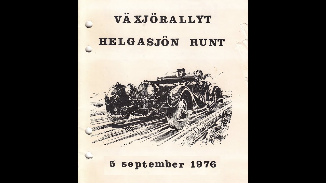 Växjörallyt Helgasjön Runt 1976