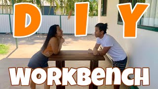 Our first DIY // DIY workbench // Everything from Bunnings Warehouse