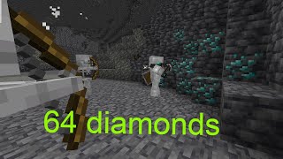 Hvor mange diamonds kan jeg mine på en time