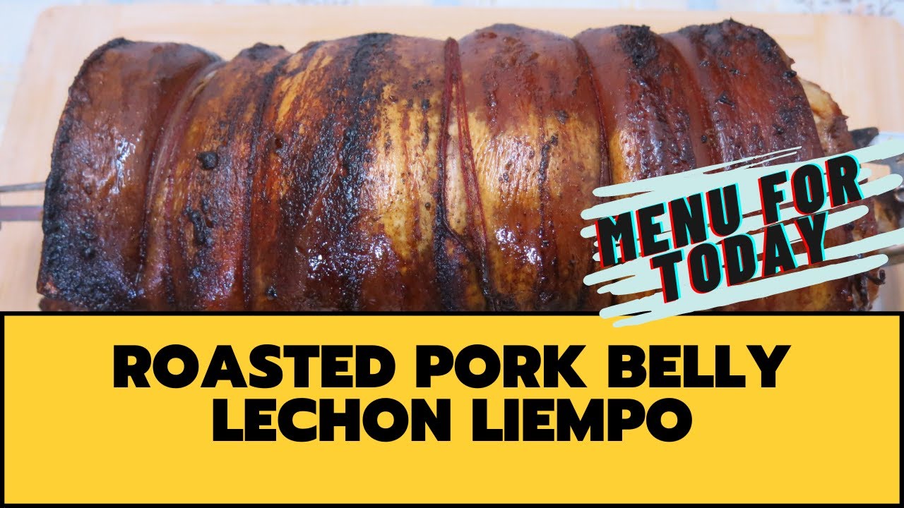 HOW TO MAKE ROASTED PORK BELLY (LECHON LIEMPO) HOME COOKING, WATCH TILL