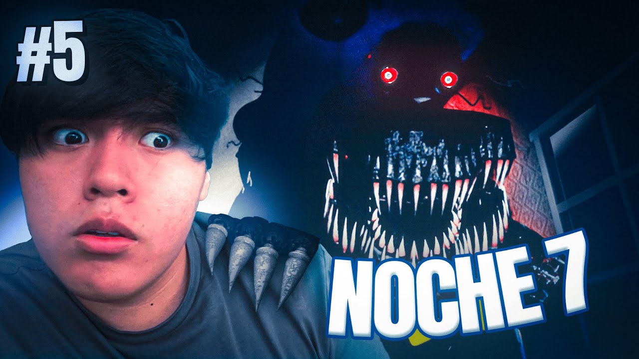NIGHTMARE POR QUE!?😨  - FNAF 4 NOCHE 7
