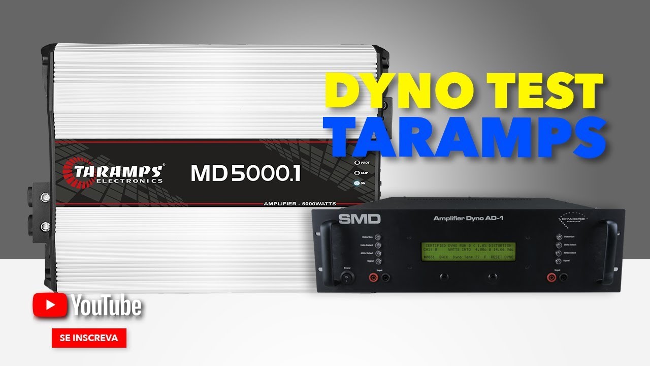 Taramps MD 5000.1 1Ohm - Dyno Test (Legendas em Português)