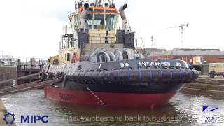 Conservation of Tugboat #30 from Port of Antwerp