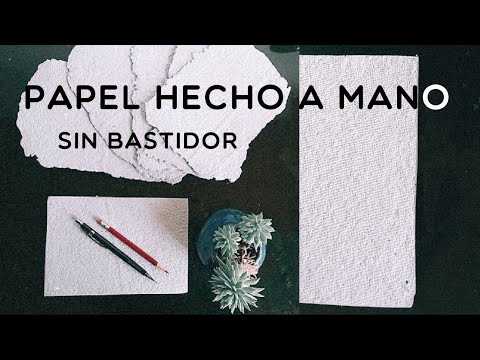 Video: Cómo Hacer Papel Con Hojas