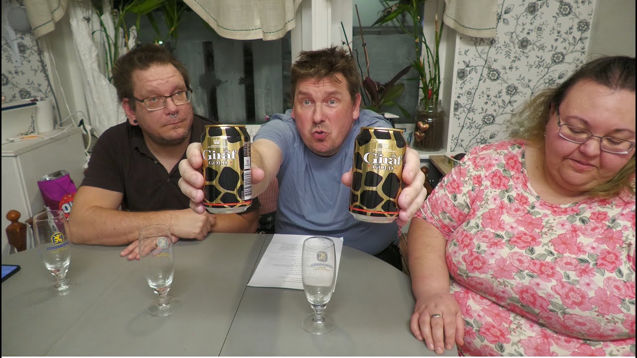 Unboxing, Review, Smakprovning, Albani Giraf Gold 5,6% från Calle i Kruså