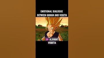 Emotional Dialogue Between Gohan And Vegeta 🤯 #crashout #gohan #sparkingzero #dragonball #dbz