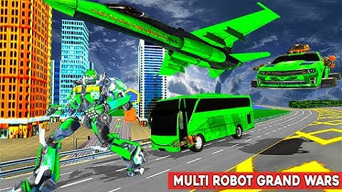 Army Bus Robot Transform Wars - Robot Fighting Game - Android Gameplay#9