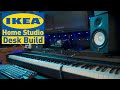 Construire un bureau de studio de musique avec ikea hacks