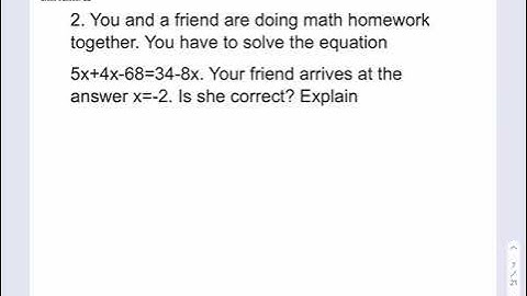 Grade 8 Lesson 2.2 Equations with Variables on Both Sides
