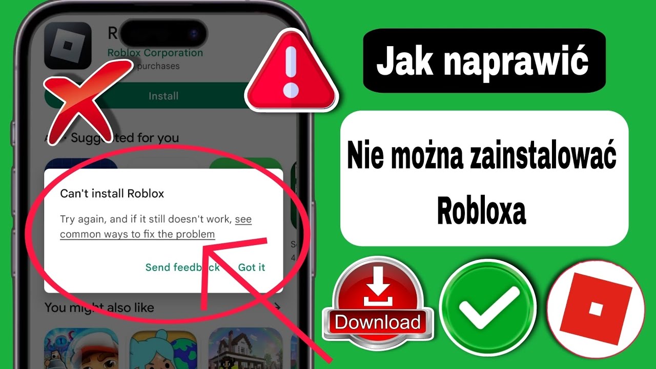 Jak Naprawi B d Nie Mo na Zainstalowa Robloxa W Google Playstore Jak naprawi b d nie mo na zainstalowa robloxa w google playstore