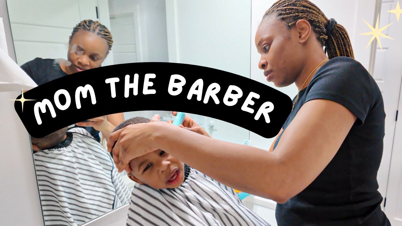 order髪飾り　for twins♡♡ Another Haircut Day for the Twins ✂️ | Mom is the Best barber