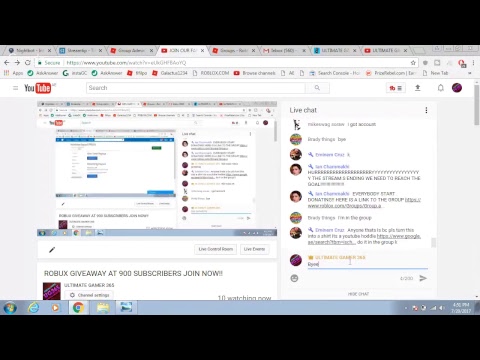 Robux Giveaways Live - stream giveaway at 200 subs roblox and minecraft