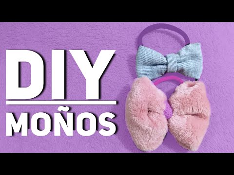 DIY - como hacer MOÑOS 🎀 de tela RECICLADA ♻️~ que hacer con los retazos? ||LUCELI||🙋🏽‍♀️