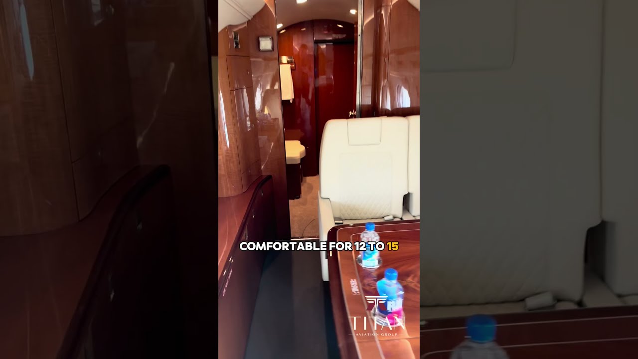 $10 million private jet- Gulfstream V ✈️ #jettravel #privateaviation