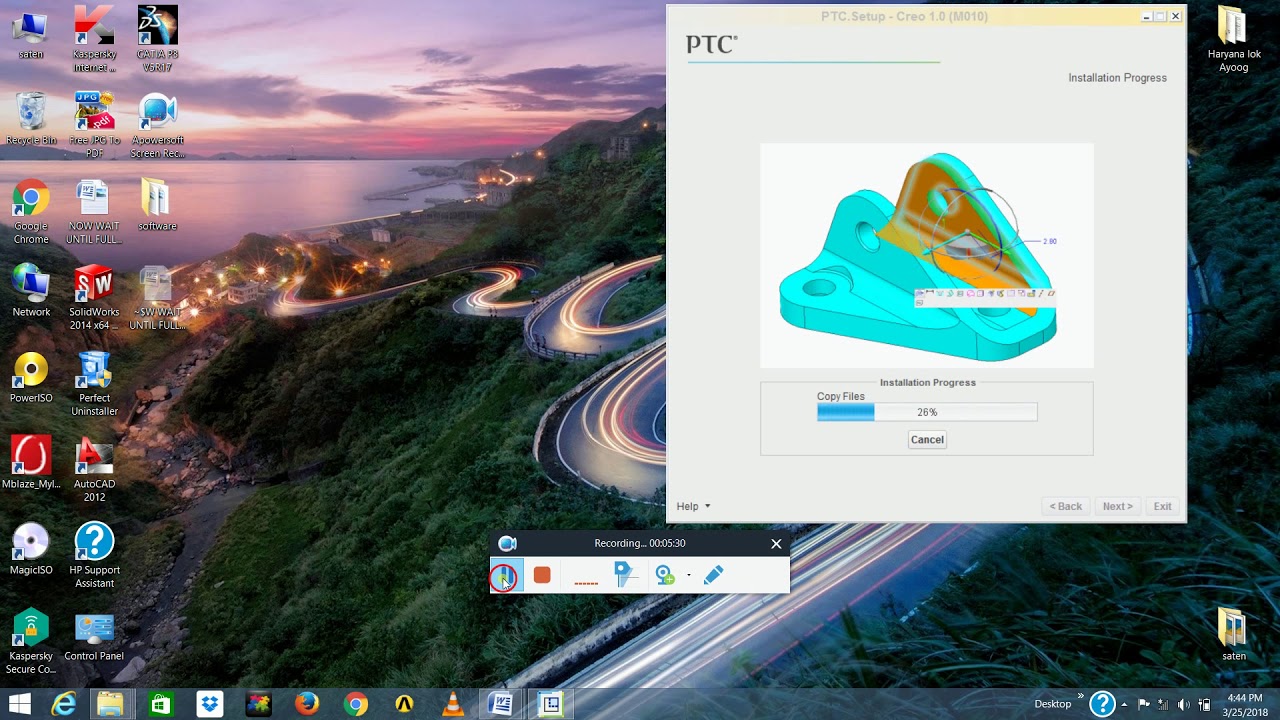 How to install Creo 2.0 - YouTube
