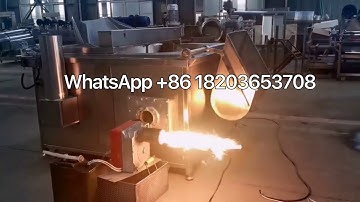 Automatic batch fryer with auto stirring and auto feeding