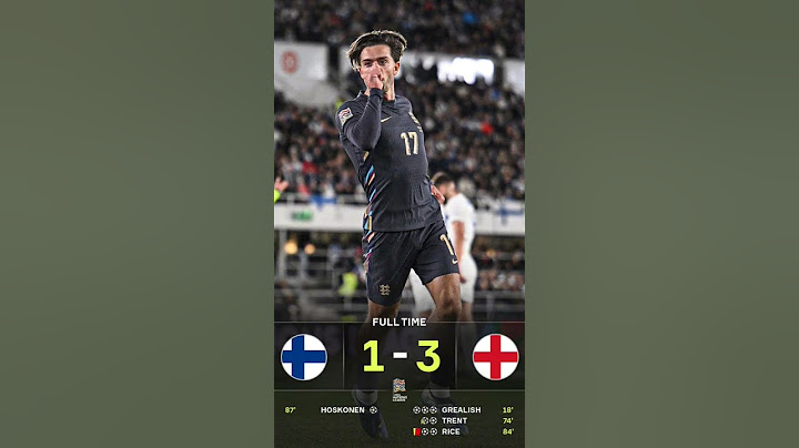 FT: Finland 1-3 England