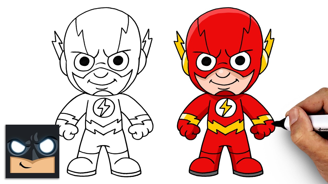 How to Draw The Flash | Justice League