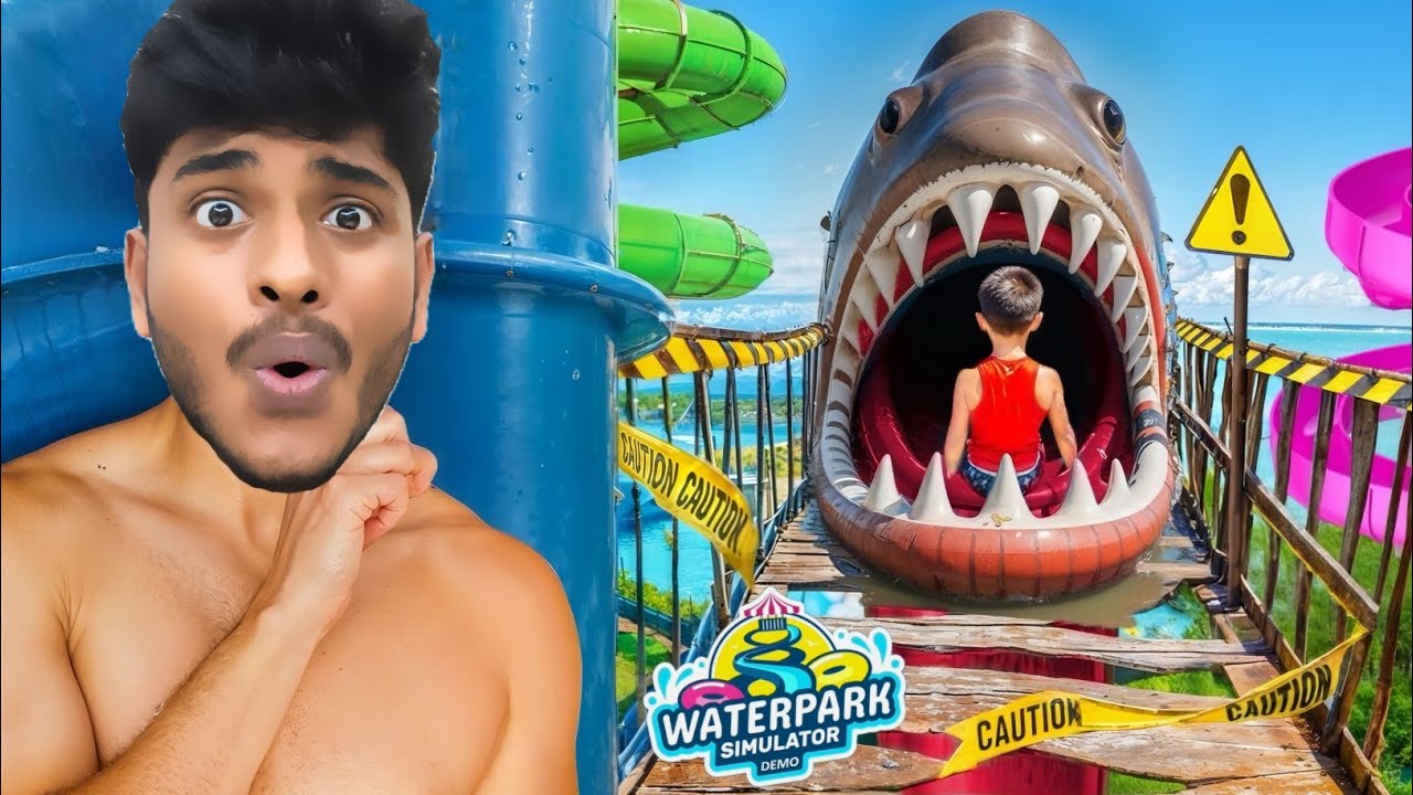 New Ride In Water Park 😍|Water Park Simulator Part-2|On Vtg!