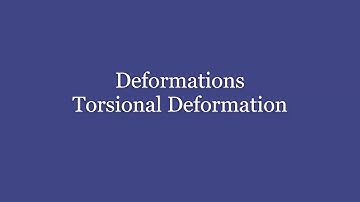 CE 483 - Torsional Deformation, Stiffness Matrix for 3D Frame Element, Week 4