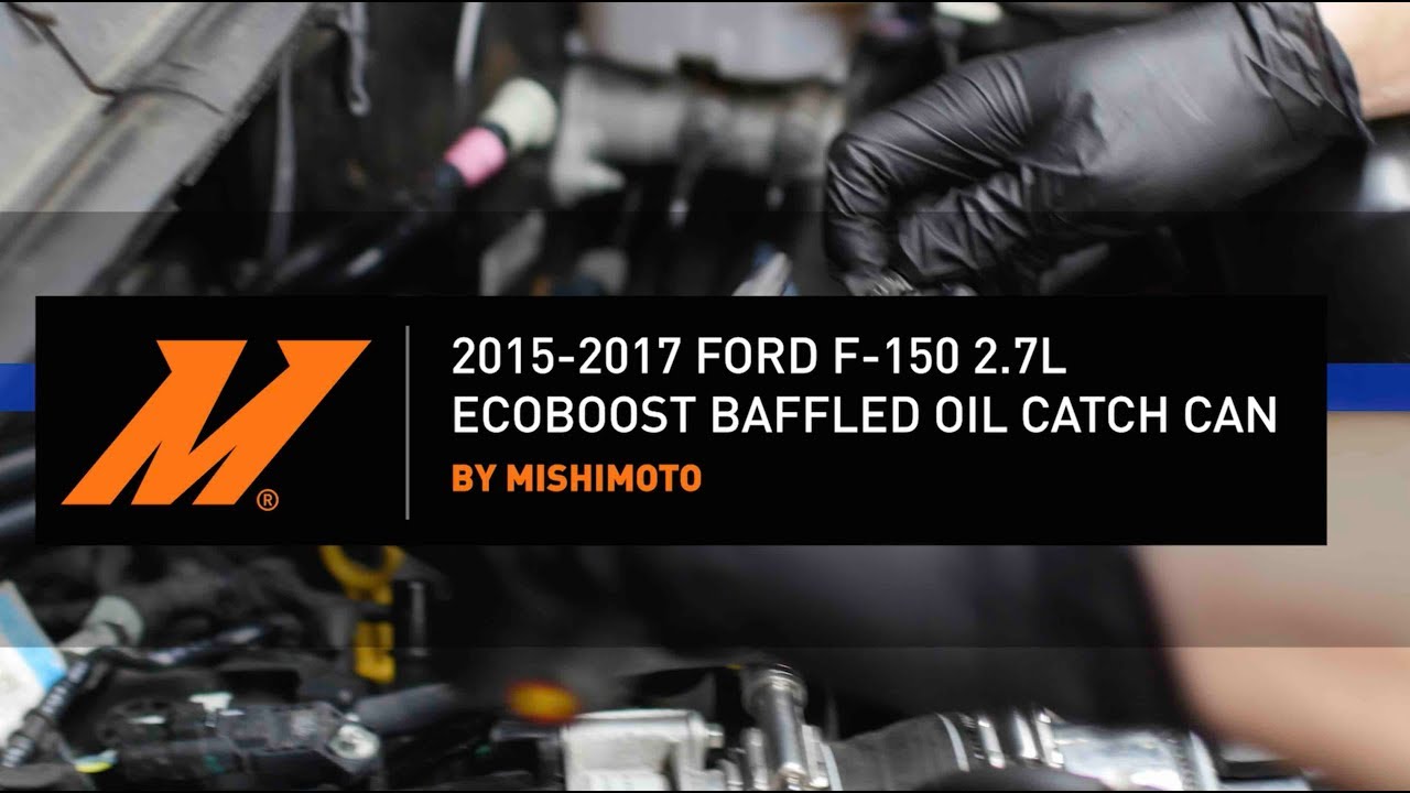 2015-2017 Ford F-150 2.7L EcoBoost Baffled Oil Catch Can