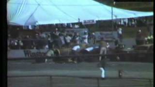 Slow pit stop by dirt pit crew at Riverside race 1982 Slow pit stop by dirt pit crew at Riverside race 1982