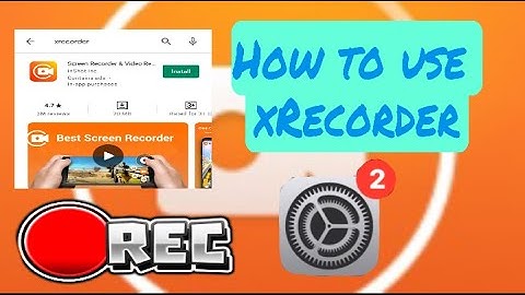 How to use X Recorder App on Android/ Best Screen Recorder 2021 / Rod Bike