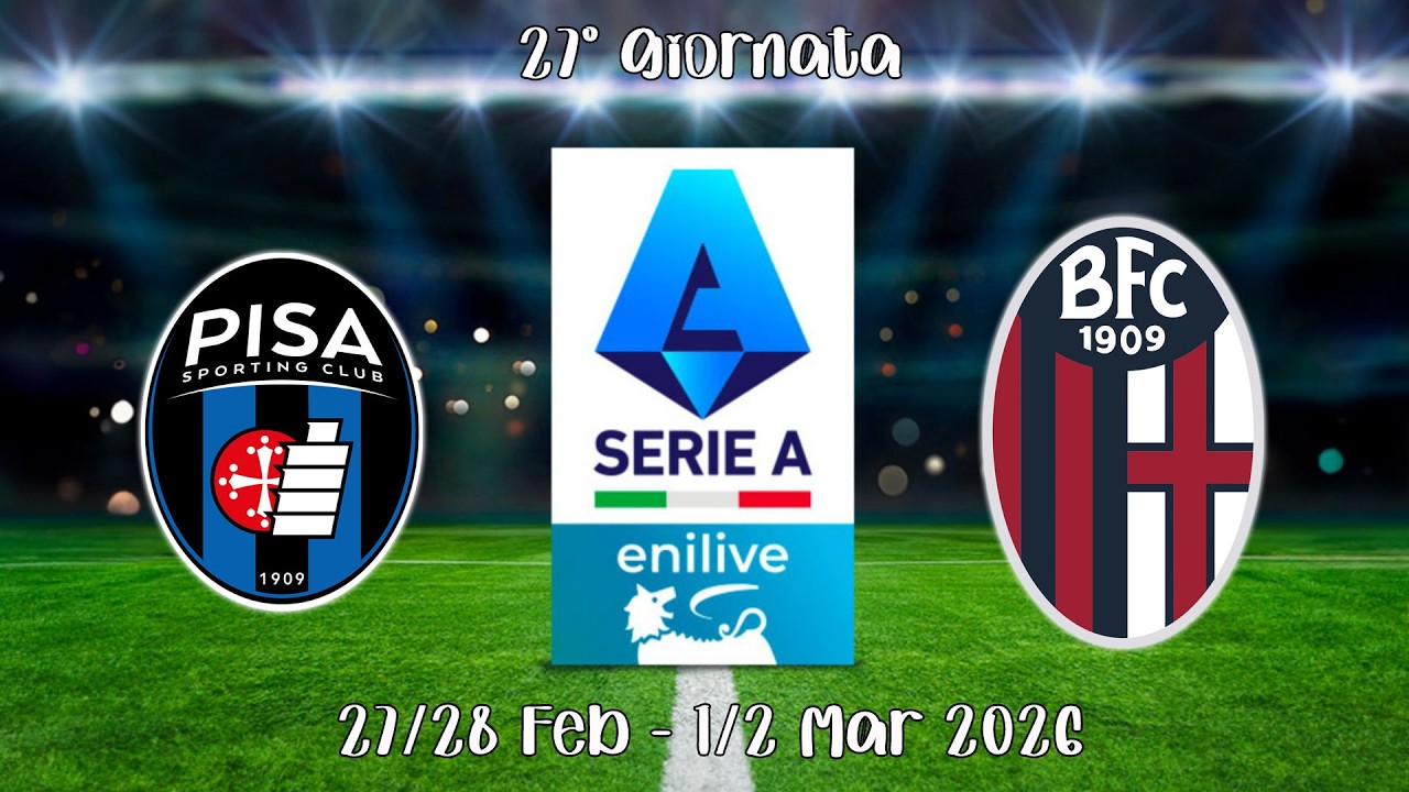 Pisa - Bologna | 27° giornata Serie A EniLive 25/26 | Simulazione su EA FC 26
