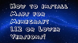 How to Install Minecraft Maps - Windows 10|Version 1.12 (Working)