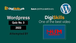Digiskills: Wordpress Quiz 3 Solution Batch(DSTP2.0-BATCH-01) 2022 || Wordpress Quiz 3 || Batch 12